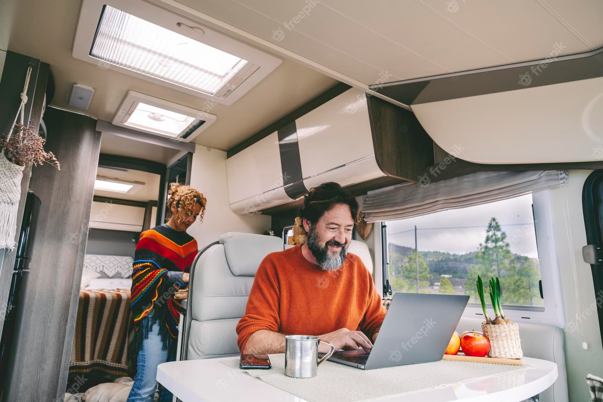 Balancing Life and Work in an RV Camper