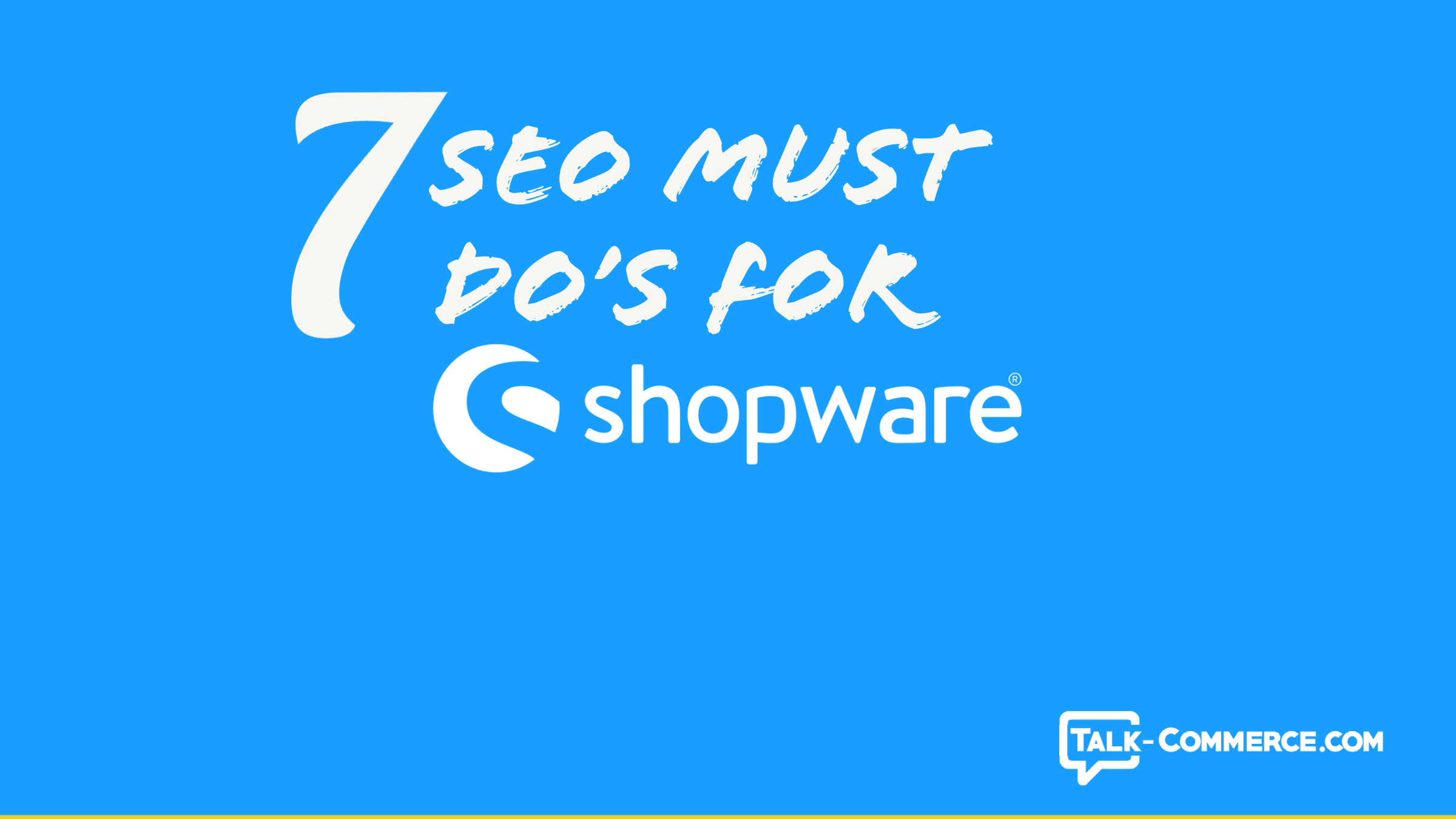 TalkCommerce Blog Shopware SEO